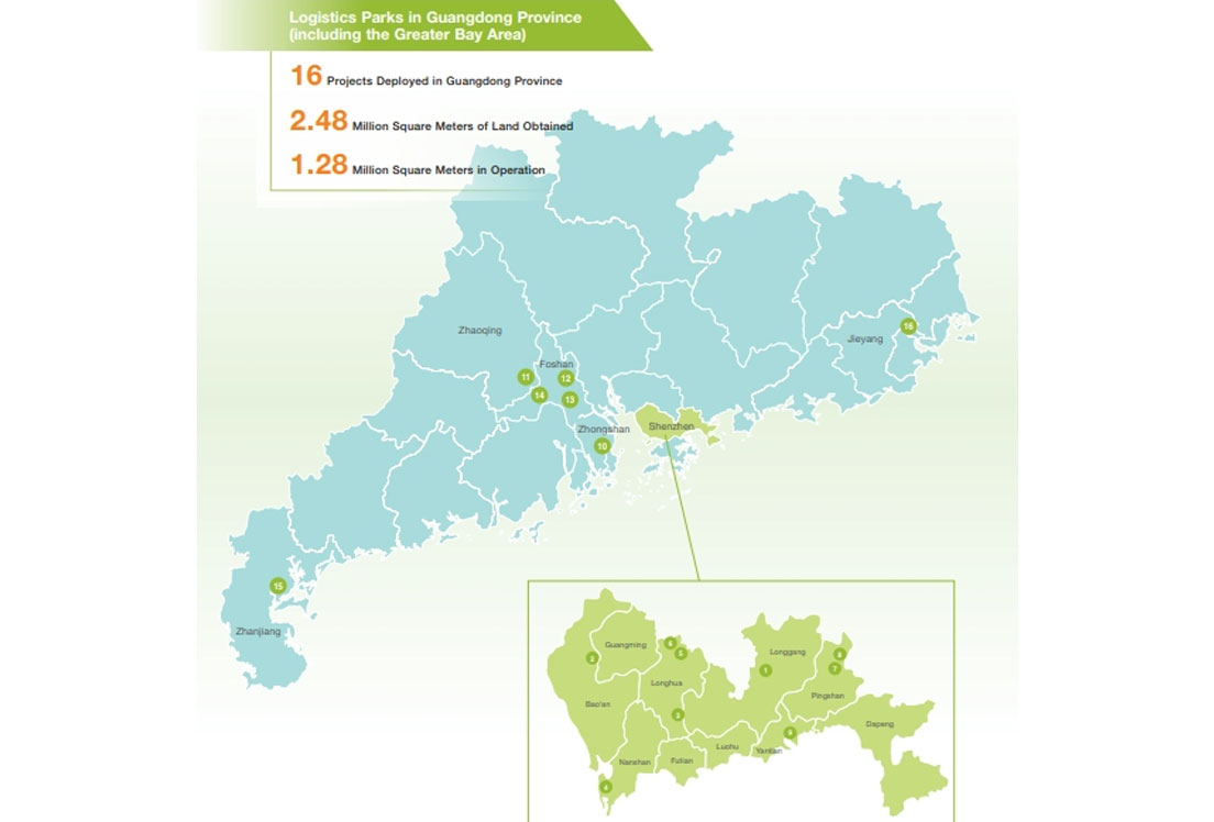 Logistics Parks in the Greater Bay Area
